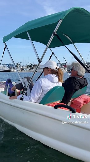 Fun water activity in San Diego Bay! Affordable pedal boat rental for families with kids, couples and groups with dogs! #sandiego #sandiegobay #sandiegoboat #sandiegohiddengems #sandiegoboatrental #pedalboat #bay #fun #couplegoals #sd #fyp