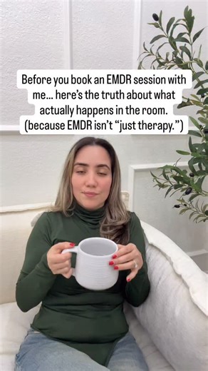 Merlyn | Christian Therapy FL | EMDR | Hablo Español on Instagram: "If you’re coming to me for EMDR, I want you to know exactly what you’re signing up for because EMDR isn’t “just therapy.” It’s nervous-system-level healing. It’s deep, structured, intentional work. And it asks you to show up honestly, not perfectly. Here’s what I need you to know before you book: 1. EMDR is not a conversation session. You won’t spend an hour retelling your entire life story. We focus on one memory, one belief, o