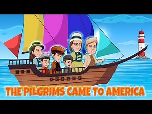 The Pilgrims Came To America | Pilgrim Song For Children | Thanksgiving Song | Happy Bees TV