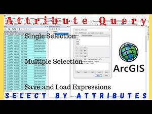 Attribute Query in ArcGIS | Select by Attributes | Query Attributes Table