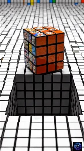 Infinite Rubik’s Cube Loop 🤯 Satisfying 3D Animation #shorts #loop