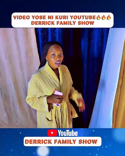 Video Yose ni kuri YouTube Derrick family show Igezeho now | Derrick Speech
