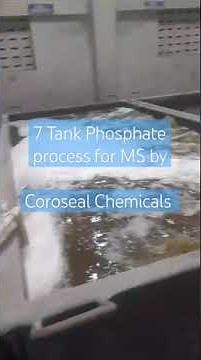 7 tank phosphate process | surface treatment chemicals| #phosphating #surfacetreatment #degreaser