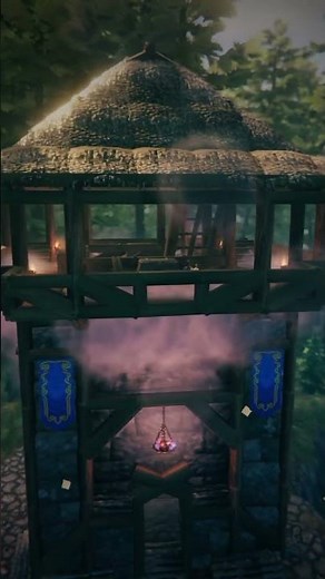 VALHEIM WATCH TOWER BUILD #gaming #valheim #valheimbuilding