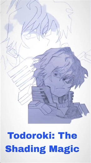 How to Draw Shoto Todoroki Step by Step | Pencil Shading Tutorial