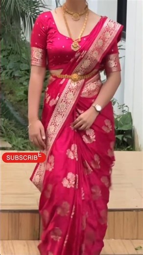 ✨♥️New Trendy Party Wear Saree Design 2025 | ✨ Bridal hairstyle 😍#youtubeshorts #fashion#shorts