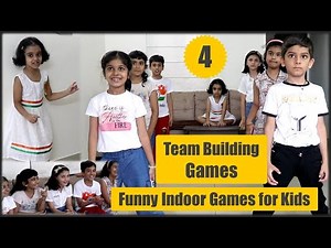4 Team Building Games | Indoor Games for kids | Perfect for Parties & Birthdays!