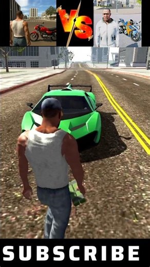 Indian bike driving 3D VS vs gta v challenge video 💥|| #shorts #gta #gaming