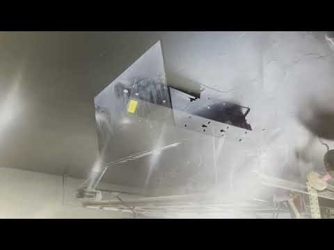 Easy to Install! Roboticious Electric Ceiling TV Mount with Remote