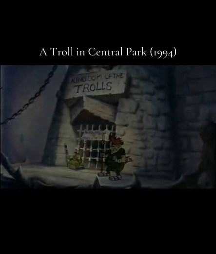 A Troll in Central Park (1994) From Don Bluth, the same director behind The Land Before Time and An American Tail came this absolute classic. It was released during a tough period for Bluth’s studio, right as Disney’s Renaissance era was dominating animation. The film tells the story of Stanley, a kind hearted troll who lives in New York’s Central Park and has the magical ability to bring plants to life.. Like a lot of Bluth’s work, it leans into darker fairy tale elements. The animation was pro