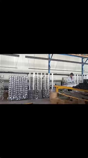 Aluminum guardrail post in production, quick installation#railing #fence #gate #