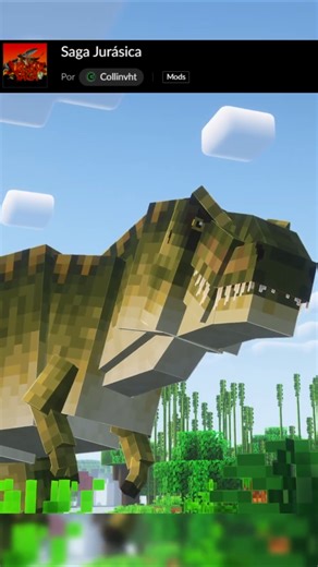 ¡Este es el MEJOR mod de JURASSIC PARK para MINECRAFT! - Jurassic Saga #minecraft