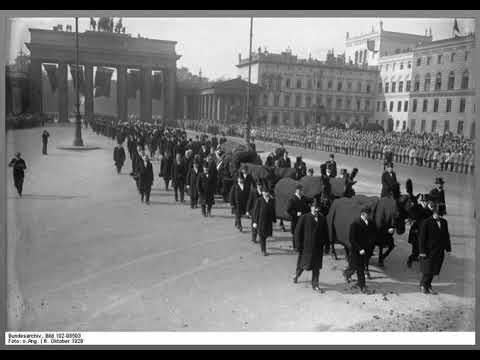 Berliner Funkstunde - Trauerzug für Gustav Stresemann, 6.10.1929