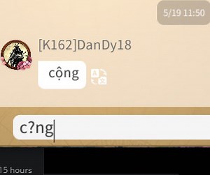 Bản Unikey gõ được Tiếng Việt sửa lỗi ? khi gõ Tiếng Việt trong game Rise of Kingdom