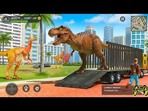 Rescue and Transport Wild Dinosaur Truck Game 2026 Part 3 - Android Gameplay
