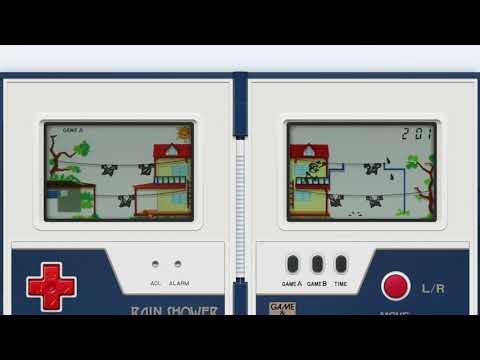 Game & Watch: Rain Shower [Handheld Longplay] (1983) Nintendo