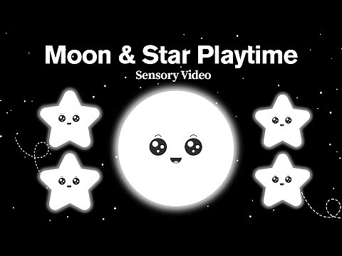 Baby Bear | Moon and Stars Playtime | Calming Sensory Video for Babies