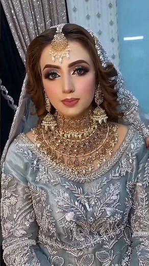Wedding day awesome makeup tutorial with more jwellery #makeuptutorial
