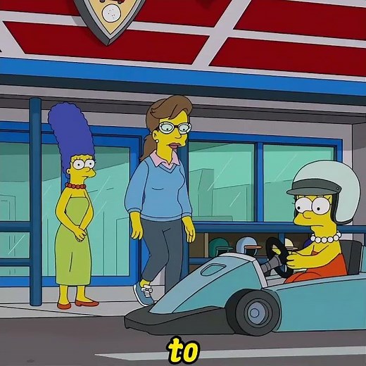 Homer likes driving fast cars 😂#shorts #funny