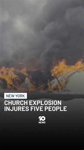 A pastor and four firefighters have been injured after an explosion ripped through a church in upstate New York on Tuesday. Fire crews were dispatched to the Abundant Life Fellowship church in Boonville following reports of a gas leak just before 10:30am. It’s understood three firefighters and pastor Brandon Pitts were in the basement of the church when the furnace triggered a massive gas explosion that destroyed the building. An investigation into the blast is underway but police said that “the