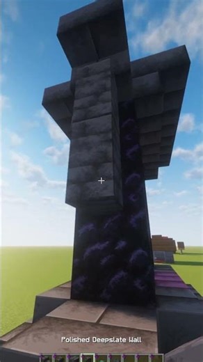 10-Second Nether Portal Hack! ⏱️ Easiest Way to Build It! #MinecraftShorts