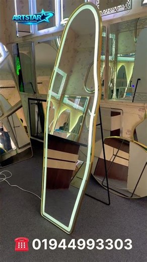 Premium quality stand with LED touch mirror