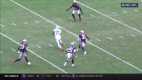 Jaylen Waddle's best catches from 144-yard, 1-TD game vs. Patriots Week 12