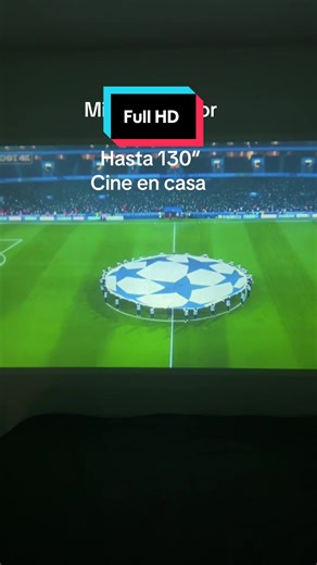 Mini proyector Full HD 4K #netflix #youtube #cine #futbol