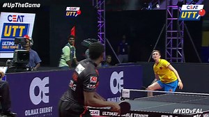 868K views · 467 shares | WHAT WAS THAT?  ARUNA Quadri's tremendous shots left us all in shock.  #UpTheGame #YODvFAL | Ultimate Table Tennis | Facebook