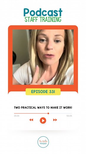 Finding time for staff training can feel impossible during the school year. In this episode of our podcast, we look at two practical ways to make it work. From using natural opportunities during the school day to taking advantage of PD days, these strategies will help you keep your team learning and supported without adding more to your already full plate. PODCAST to listen to episode 331 on your drive home today! | The Autism Helper