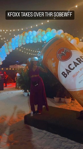 The South Beach Wine and Food Festival tooo place over the weekend and @therealkfoxx was there for a purpose! To EAT AND DRINK! Lost of tasty food options and amazing cocktails! 🥂 #SOBEWFF | WEDR- 99 JAMZ