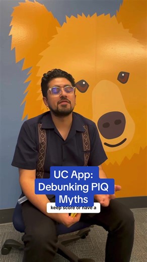 Ok…so there are a lot of myths surrounding the PIQs (personal insight questions) of the UC application. 😅 Let’s debunk a few of the biggest ones we often hear with our admissions counselor. Follow us for more UC application breakdowns and tips in the coming months as we inch closer to November 30th! #collegeapplication #ucapplication