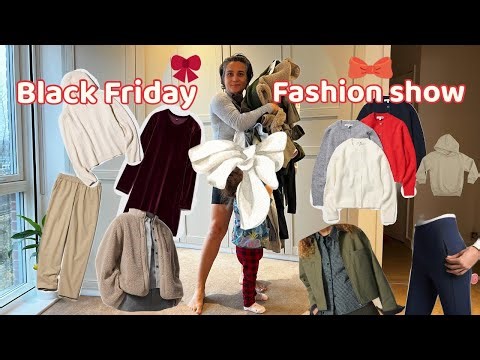 Black Friday Mini Fashion Show at Home | Mama Style!