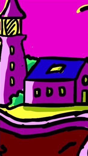 Lighthouse Drawing #art #landscapedrawing #drawing