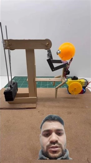 Let pull down machine with DC motor Gym machine experiment