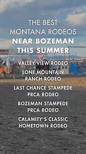 5.9K views · 72 reactions | Rodeo season is winding down in August, but the fun isn’t over yet! Catch the last of summer’s bull riding, bucking broncs, and barrel racing near Bozeman.⁠ ⁠ Want the full roundup? Check out to our blog on the best Montana rodeos this summer: https://blog.bozemancvb.com/blog/the-best-montana-rodeos-near-bozeman-this-summer | Visit Bozeman | Facebook