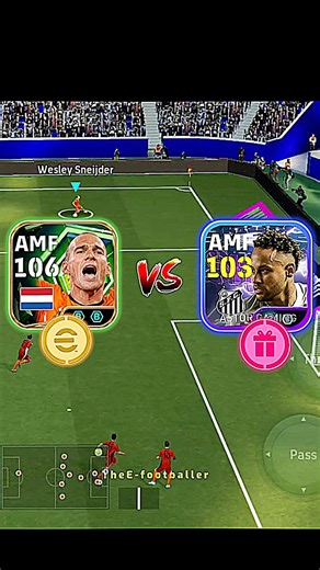 Paid vs Free AMF | Strong foot vs Weak Foot Blitz Curler Challenge | #efootball #pes #neymar