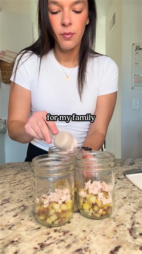 Jamie Nadeau on Instagram: "Comment “PREP” and I’ll send them over! First prep of the New Year! As always I really wanted to keep this week’s prep easy with a big focus on protein and fiber. I am *tired* after the holidays and so ready to get back into my normal routine! On the menu: 1. Homemade “Crack an Egg” Jars 2. Coconut Chia Puddings 3. Slow Cooker Shredded Chicken Tacos 4. Higher Protein Banana Muffins I love having things ready to go for the week to make each day just a little bit easier