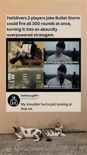 Helldivers 2 Players Joke Bullet Storm Could Become The Best Stratagem With One Change #helldivers2