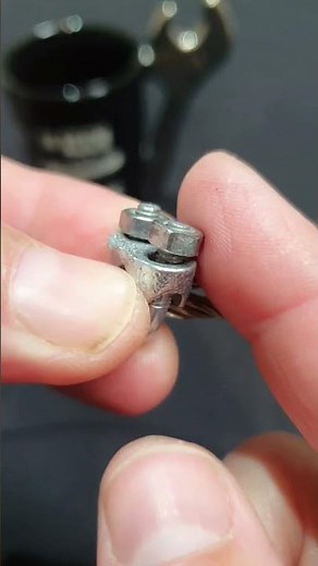 CABLE CLAMP QUICKEST WAY - #shorts