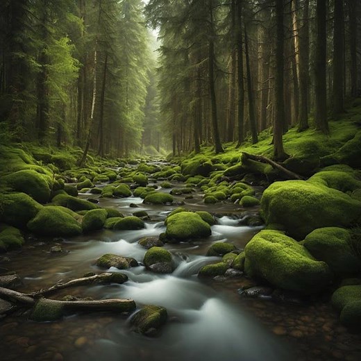 Forest Serenity: 川のせせらぎと小鳥のさえずりでリラックス。#NatureSounds #癒し