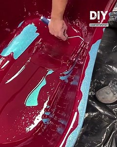 1.7M views · 330 reactions | This epoxy bath looks stunning!  | Do It Yourself | Facebook