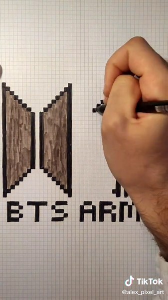 Aprende a Hacer Pixel Art de BTS Fácilmente