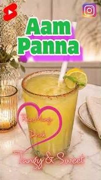 *AAM PANNA RECIPE*🧑‍🍳🍽️👇 #aampanna #rawmangodrink #summerdrinks #instantcool #mangodrink #shorts