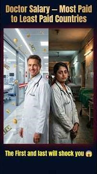 Countries That Pay Doctors MORE Than the USA 😳 #usa #usashorts #salary #finance #doctor