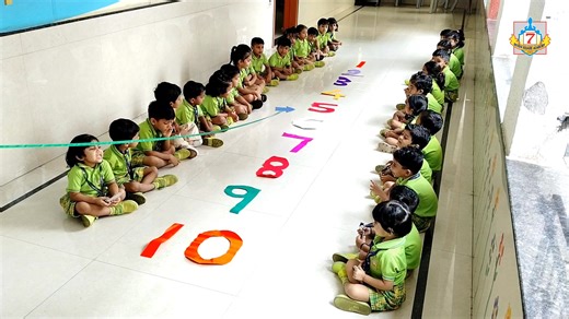 3.2K views · 46 reactions | To make learning numbers fun and engaging, our little learners participated in the “1 to 10 Activity.” The children enjoyed identifying and counting numbers from 1 to 10 using various hands-on materials. | Seven Square Academy - Naigaon | Facebook