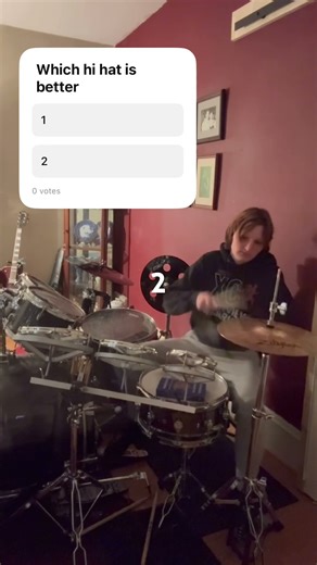 Which hi hat is better #drums #musican #drummer #drumming #music #drummethod #drummerlife #hihat