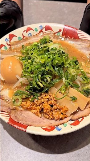 Japanese miso ramen! rich miso broth with ajitama and chashu