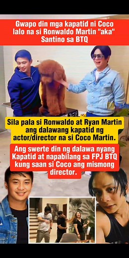 383K views · 1.4K reactions | Lahat naman sila gwapo lalo na si Coco #CocoMartin #RonwaldoMartin #ryanmartin | MADAM Lukring MEM's | Facebook