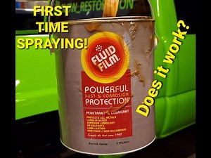 APPLYING FLUID FILM RUST PROOFING